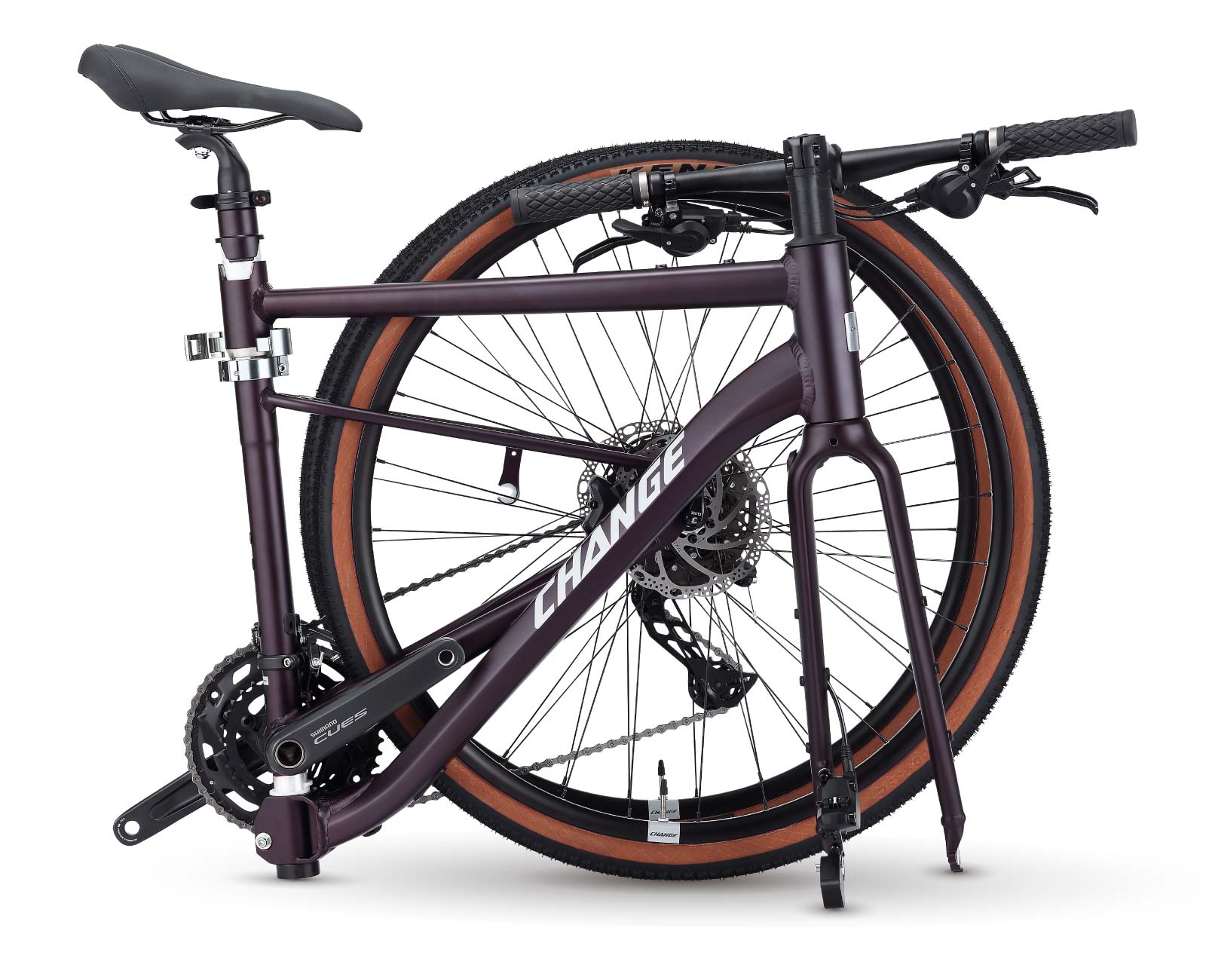 Bicicleta Gravel Plegable, siempre lista para la aventura.