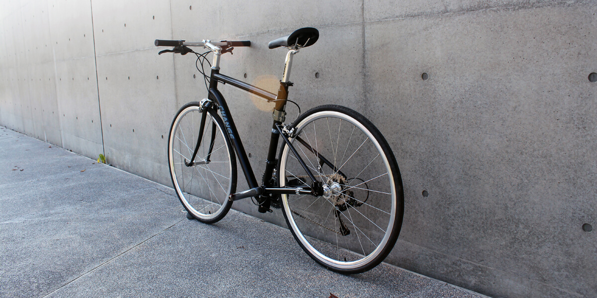 700c 軽量 折りたたみ自転車 changebike df-702b