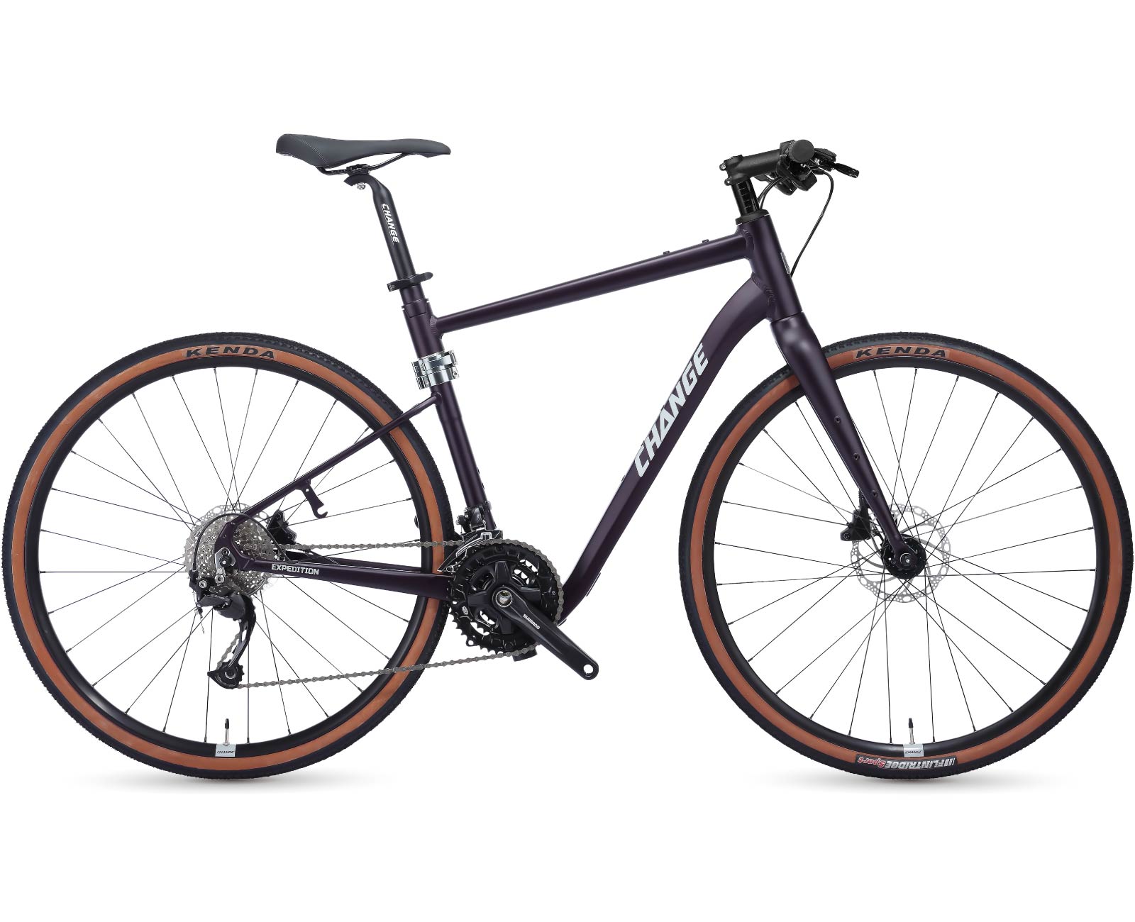 La bicicleta de carretera gravel CHANGE está construida para terrenos diversos, combinando velocidad y confort, lo que la convierte en una opción ideal para paseos largos.