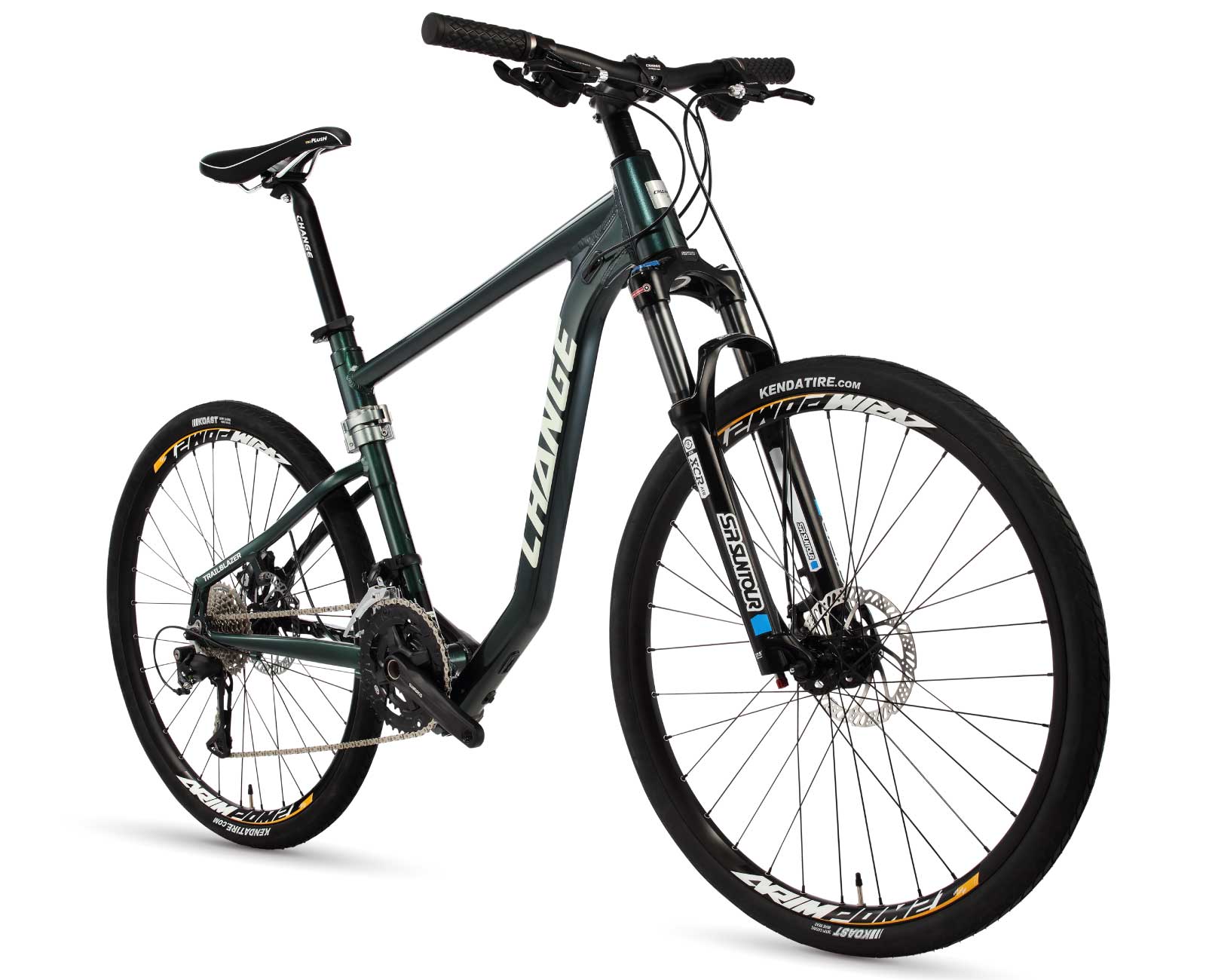 Leichtes Faltrad mit Federungsgabel, ideal für Reisen und Mountainbiking