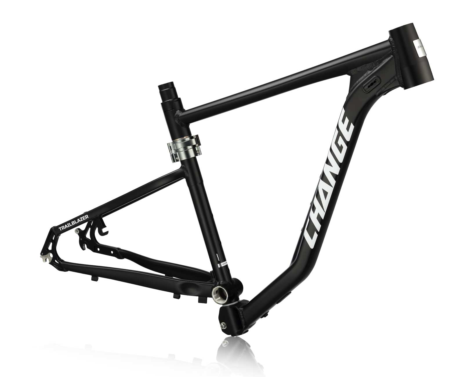 Cuadro plegable MTB ligero, diseño de aluminio duradero