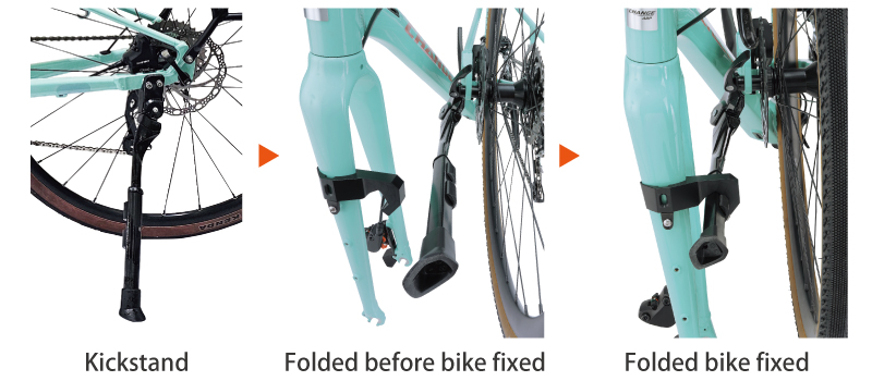 béquille 700c pour vélo gravel changebike