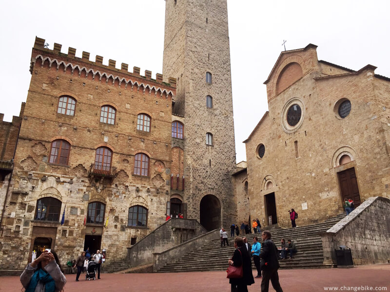 義大利折疊車旅行 changebike san-gimignano