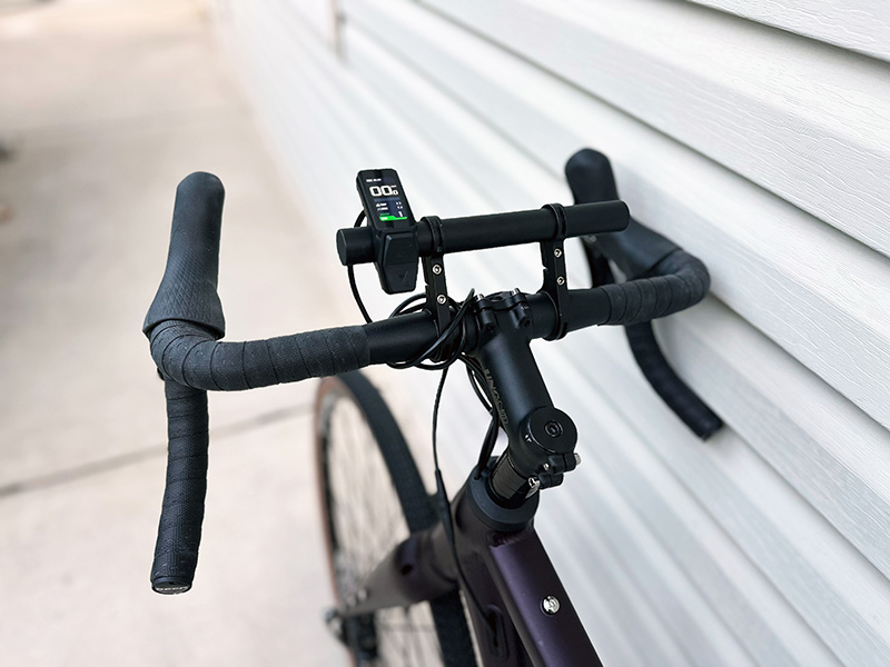 100G eBike キットを追加装着した Change グラベル折りたたみ自転車